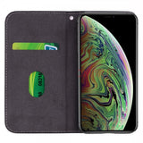 iPhone 13 Pro Etui Krokodillemønster Glitter Flip Hvid