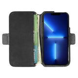 Krusell iPhone 13 Pro Etui Leather PhoneWallet Sort