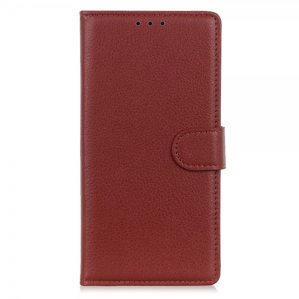 Nordic Covers iPhone 13 Pro Cover Litchi Brun