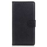 Nordic Covers iPhone 13 Pro Cover Litchi Raven Black