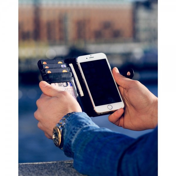 Ideal of Sweden iPhone 13 Pro Cover Magnet Wallet+ Sort