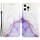 iPhone 13 Pro Cover Marmor Hvid Lilla