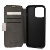 Guess iPhone 13 Pro Cover Metal Logo Rosa