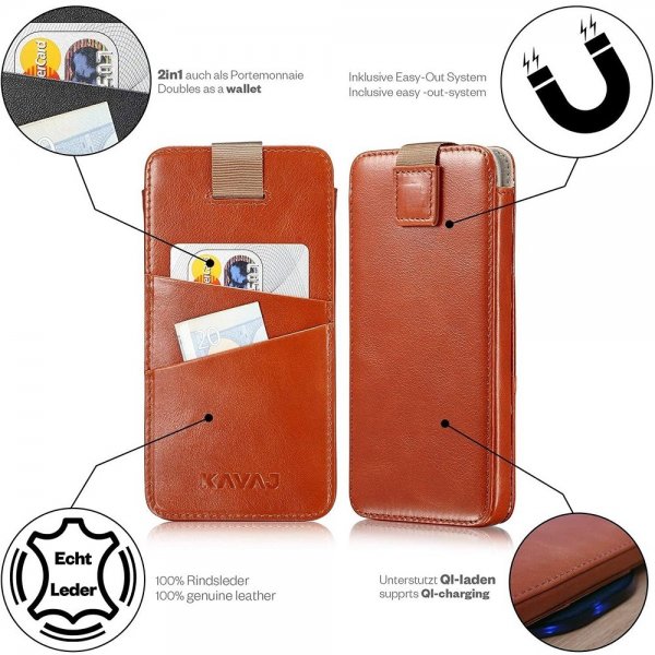 Kavaj iPhone 13 Pro Cover Miami Brun