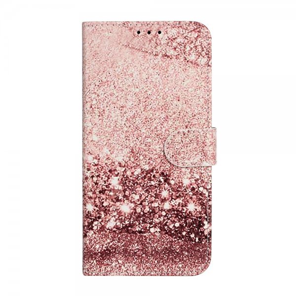 iPhone 13 Pro Cover Motiv Rosa Glitter
