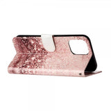 iPhone 13 Pro Cover Motiv Rosa Glitter