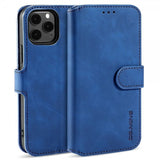 Dg.Ming iPhone 13 Pro Etui Retro Blå