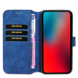 Dg.Ming iPhone 13 Pro Etui Retro Blå