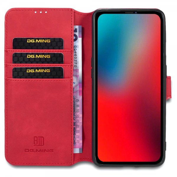 Dg.Ming iPhone 13 Pro Etui Retro Rød