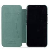 holdit iPhone 13 Pro Etui SlimFlip Wallet Moss Green
