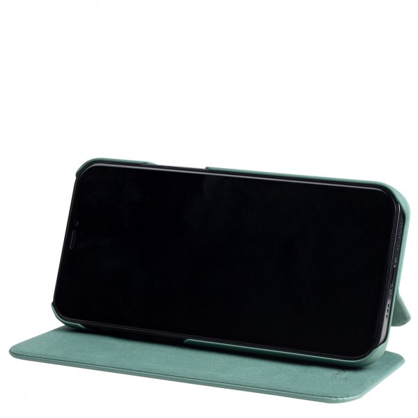 holdit iPhone 13 Pro Etui SlimFlip Wallet Moss Green