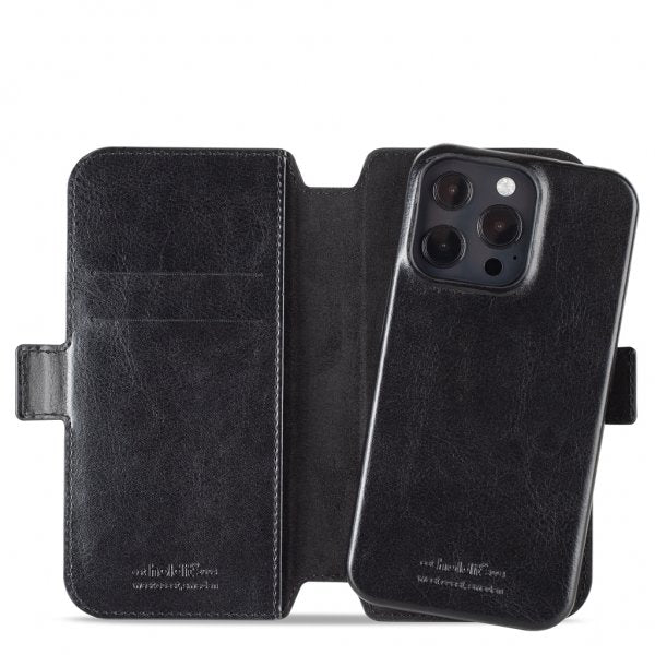 holdit iPhone 13 Pro Etui Wallet Case Magnet Berlin Sort