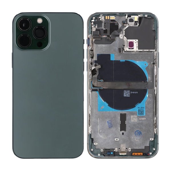iPhone 13 Pro Max Bagside med Komplet Ramme OEM - Grøn