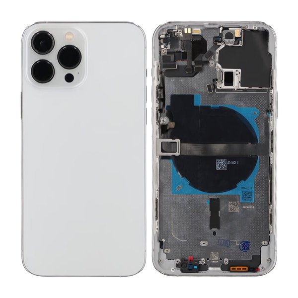 iPhone 13 Pro Max Bagside med Komplet Ramme OEM - Sølv
