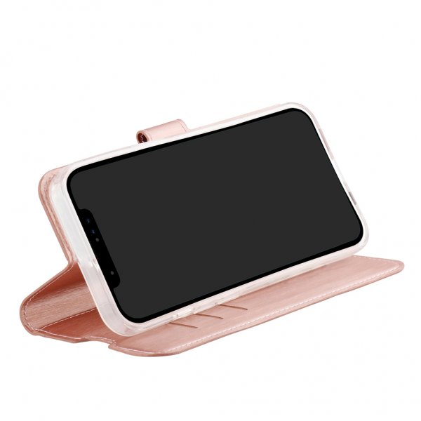Vivanco iPhone 13 Pro Max Cover Classic Wallet Rosaguld