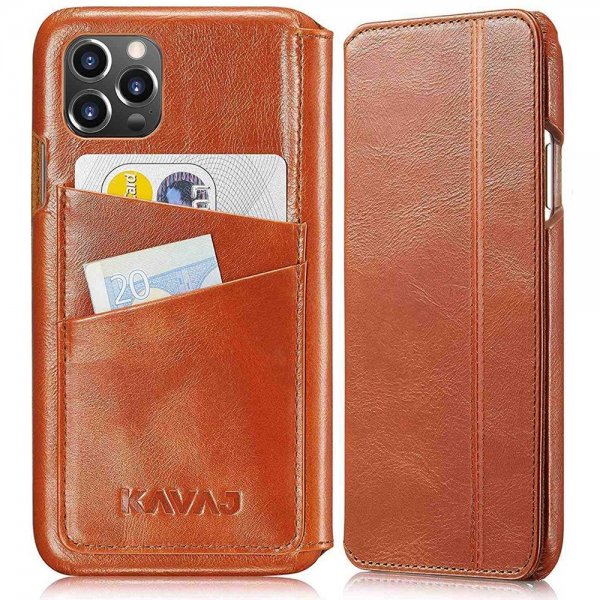 KAVAJ iPhone 13 Pro Max Cover Dallas Brun
