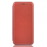 iPhone 13 Pro Max Cover Kulfibertekstur Brun