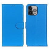 Nordic Covers iPhone 13 Pro Max Cover Litchi Blå