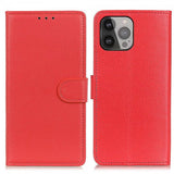 Nordic Covers iPhone 13 Pro Max Cover Litchi Rød