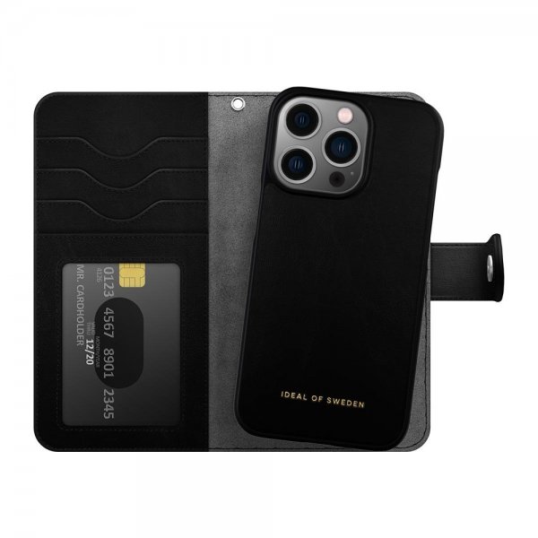 Ideal of Sweden iPhone 13 Pro Max Etui Magnet Wallet+ Sort
