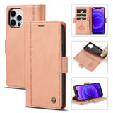 Lc.Imeeke iPhone 13 Pro Cover med Kortlomme Standerfunktion Rosa