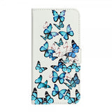 iPhone 13 Pro Max Cover Motiv Blå Sommerfugle