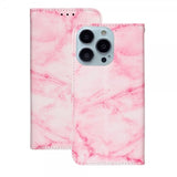 iPhone 13 Pro Max Cover Motiv Rosa Marmor