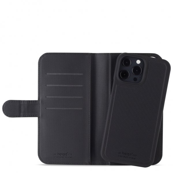 holdit iPhone 13 Pro Max Fodral Wallet Case Magnet Sort