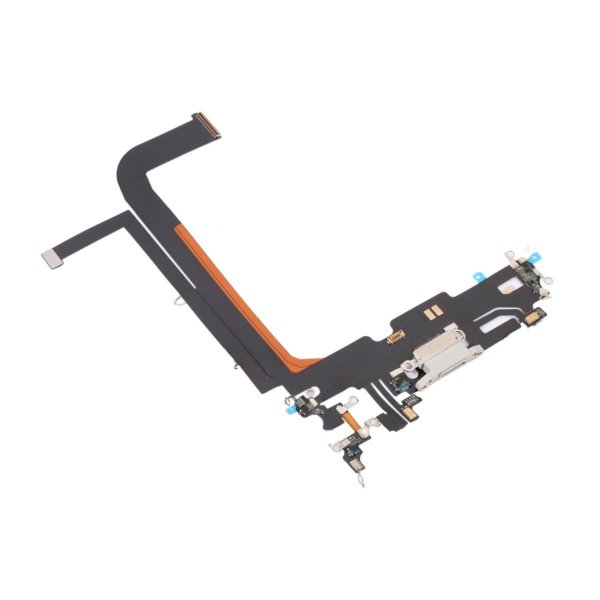iPhone 13 Pro Max Opladerstik med Flexkabel Original - Hvid