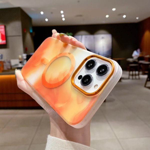 iPhone 13 Pro Max Cover Mønster Abstrakt Gul
