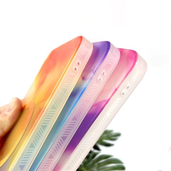 iPhone 13 Pro Max Cover Mønster Abstrakt Gul