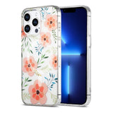 iPhone 13 Pro Max Cover Blomstret mønster MagSafe Rosa