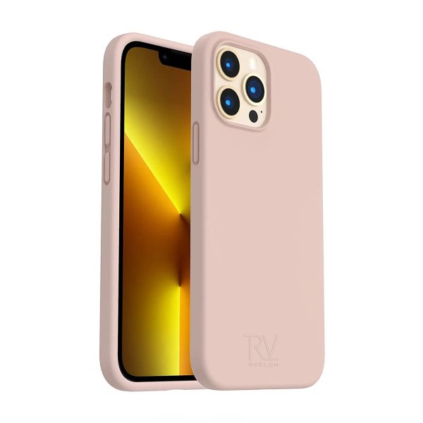 Rvelon iPhone 13 Pro Max Cover Silikone Beige