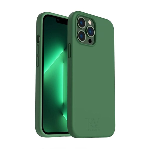 Rvelon iPhone 13 Pro Max Cover Silikone Grøn
