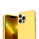 Rvelon iPhone 13 Pro Max Cover Silikone Gul