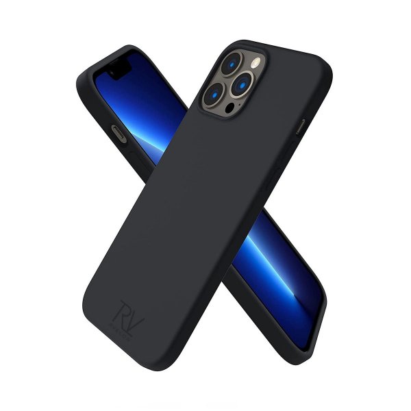 Rvelon iPhone 13 Pro Max Cover Silikone Sort