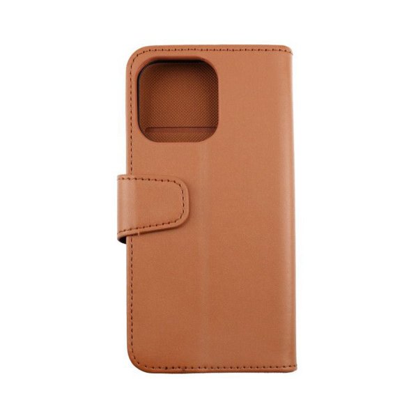 Rvelon iPhone 13 Pro Max Etui Udfoldeligt Kortrum Brun
