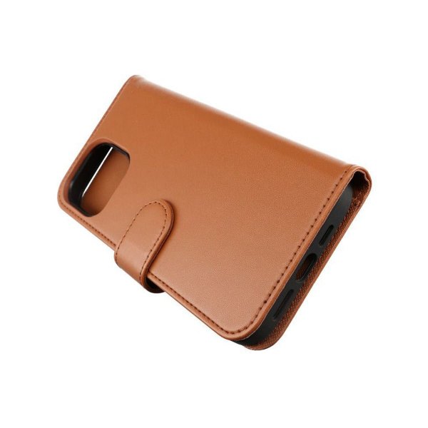 Rvelon iPhone 13 Pro Max Cover Magnetisk Aftagelig Skal Brun