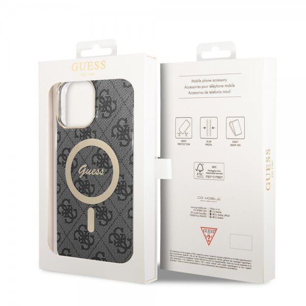 Guess iPhone 13 Pro Max Cover 4G Pattern MagSafe Sort