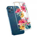 iPhone 13 Pro Max Cover Blomstermønster Rosa
