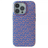 Richmond & Finch iPhone 13 Pro Max Cover Blue Apricot RF Logo