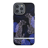 Richmond & Finch iPhone 13 Pro Max Cover Blue Cheetah