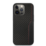 AMG iPhone 13 Pro Max Cover Carbon Effect Stitching Sort