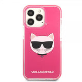 Karl Lagerfeld iPhone 13 Pro Max Cover Choupette Fuchsia