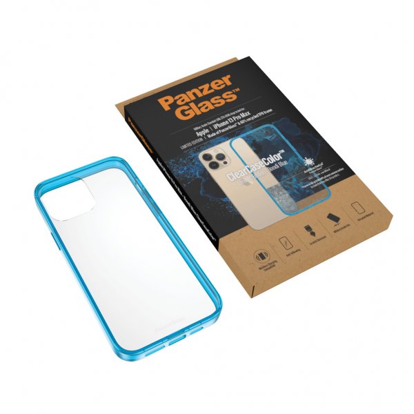 PanzerGlass iPhone 13 Pro Max Cover ClearCase Color Bondi Blue