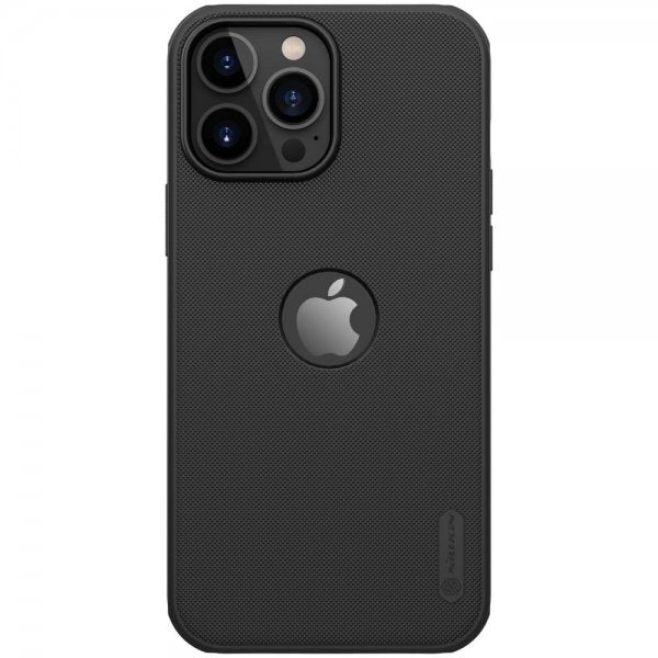 Nillkin iPhone 13 Pro Max Cover Frosted Shield Logo Cutout Sort