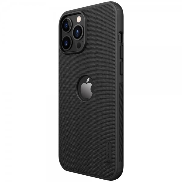 Nillkin iPhone 13 Pro Max Cover Frosted Shield Logo Cutout Sort
