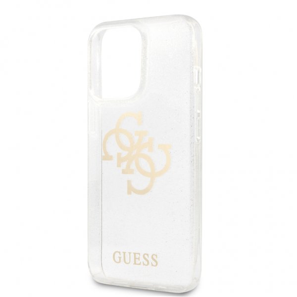 Guess iPhone 13 Pro Max Cover Full Glitter Transparent