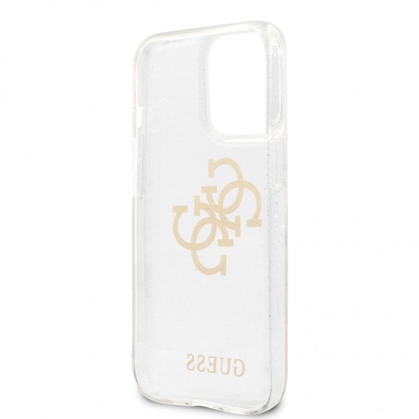 Guess iPhone 13 Pro Max Cover Full Glitter Transparent
