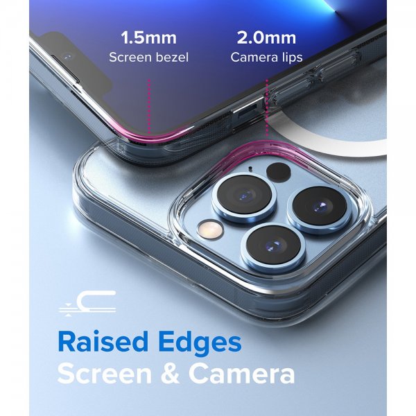 Ringke iPhone 13 Pro Max Cover Fusion Magnetic MagSafe Matte Clear
